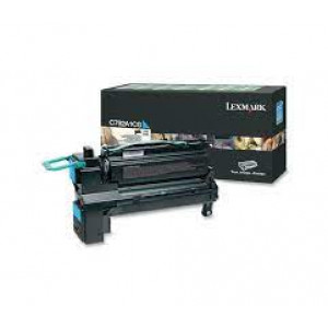 Lexmark C792A1CG Cyan Return Program Original Toner Cartridge (6000 Pages) for Lexmark C792de, C792dhe, C792dte, C792e, X792dte, X792dtpe, X792dtfe, X792de, X792dtse, X792dtme